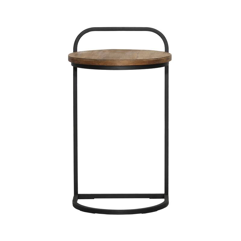 Lydia Teak End Table, Natural