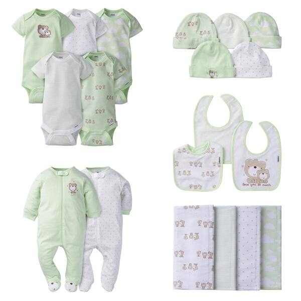 Shop Gerber Baby Unisex 19 Piece Baby Essentials Gift Set Teddy