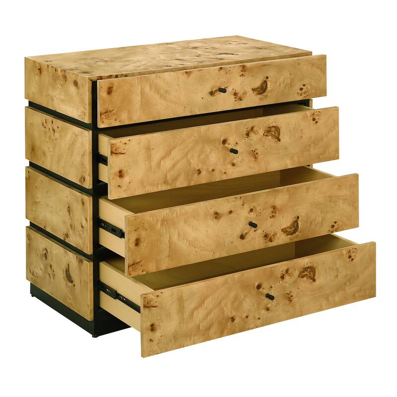 Elk Home Bromo Natural Burl Wood 36 Inch Wide Chest