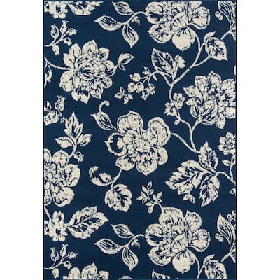Momeni Baja Floral Blooms Indoor Outdoor Rug