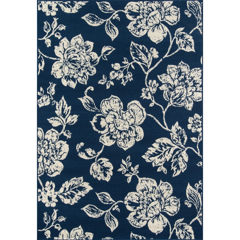 Momeni Baja Floral Blooms Indoor Outdoor Rug.