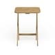 preview thumbnail 19 of 20, Porch & Den Laflin Solid Wood Traditional 5-piece Tray Table Set