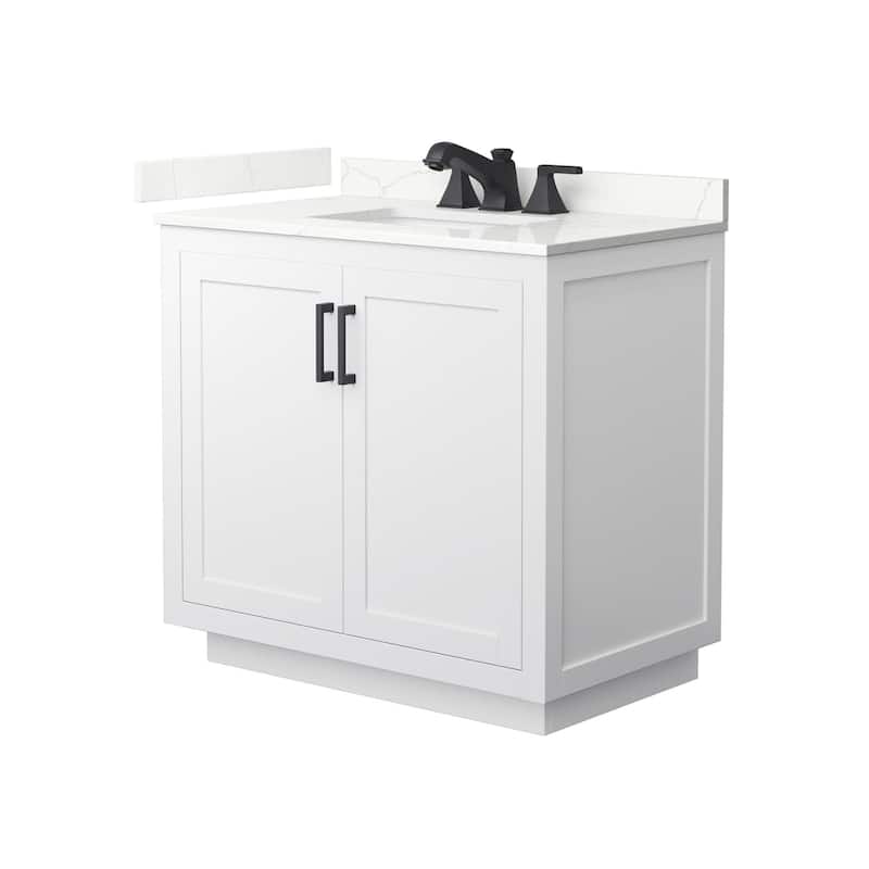 Wyndham Collection WCF292936S-QTZ-US3MXX Miranda 36" Free Standing