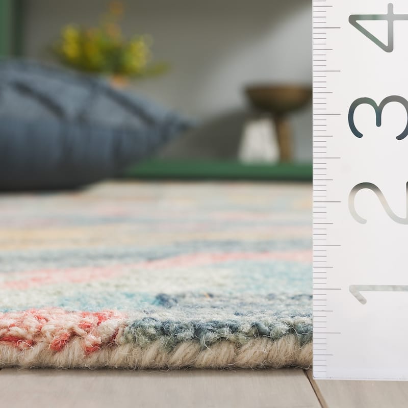 SAFAVIEH Handmade Jardin Shiho Country Wool Rug