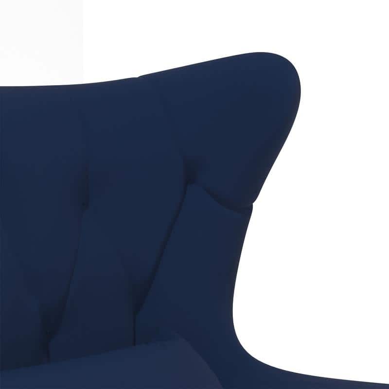 Velvet Tuft Thick Cushion Accent Chair (Set of 2)