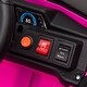 preview thumbnail 9 of 13, Electric Car with Front LED Lights and Horn - Rose Red