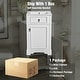 preview thumbnail 22 of 25, 20-Inch Bathroom Vanity with Ceramic Sink, Soft Close Door, Adjustable Shelf, and Door-Mounted Storage Rack