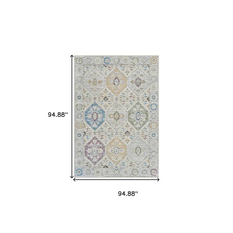 Bigi Distressed Abstract Stain Resistant Woven Durable Area Rug By HomeRoots