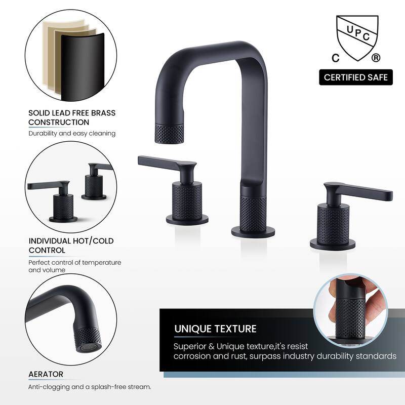 New York Widespread Bathroom Basin Sink Faucet