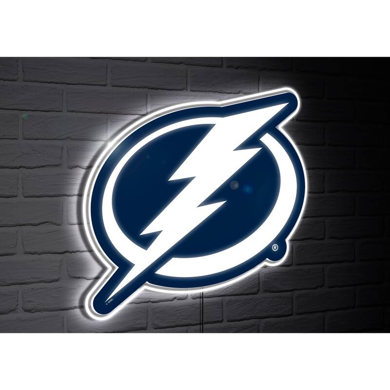 Tampa Bay Lightning Team Logo LED Wall Decor Lighted Sign