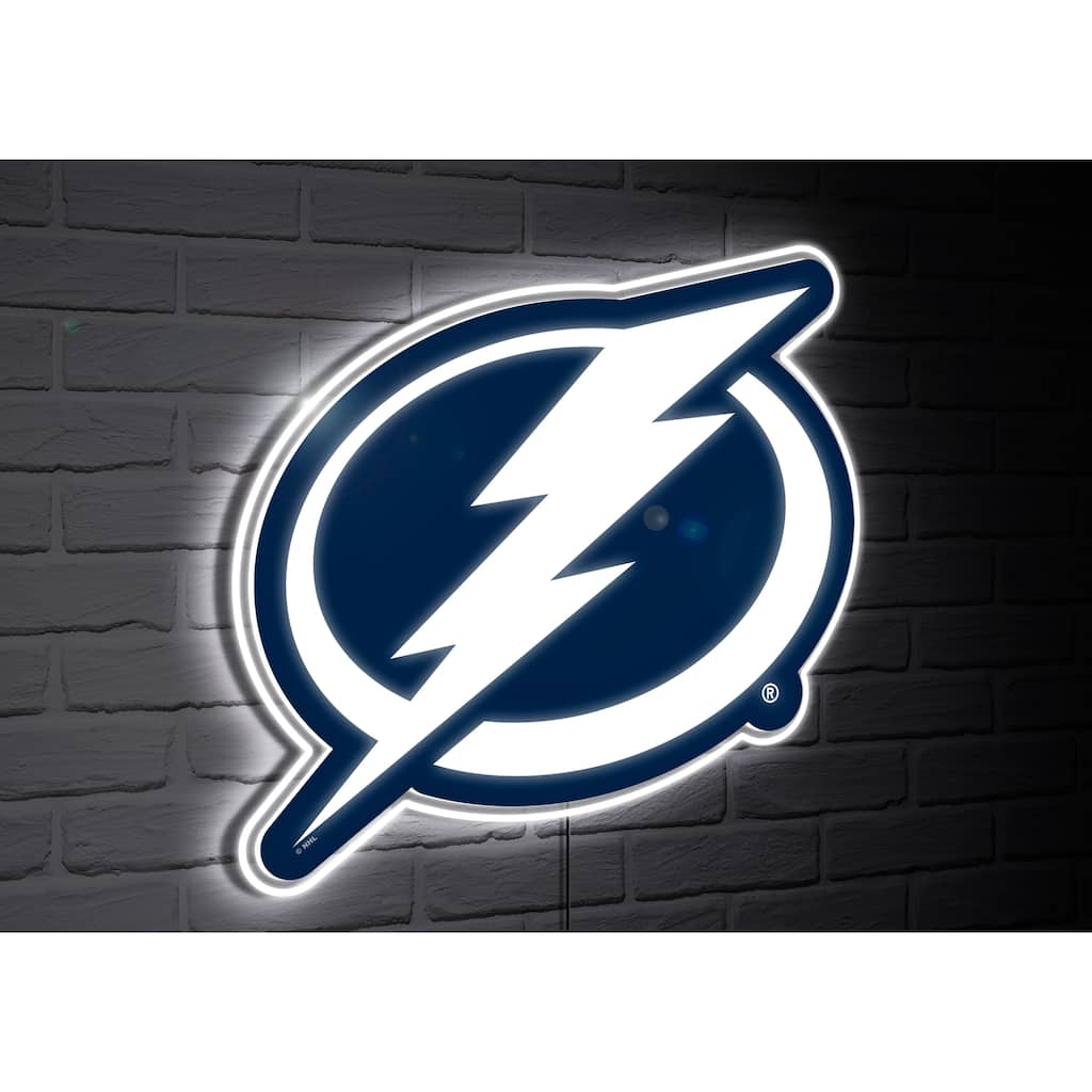 Tampa Bay Lightning Team Logo LED Wall Decor Lighted Sign