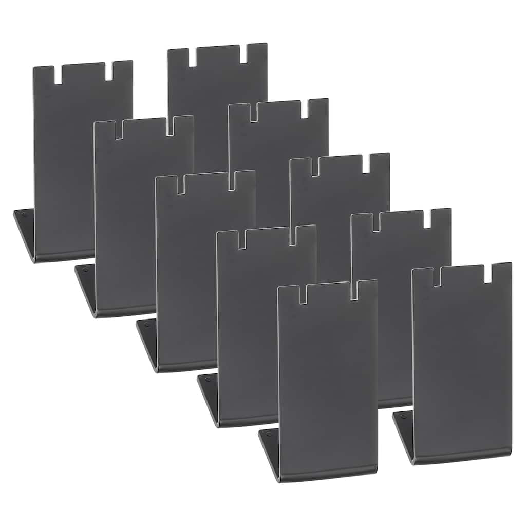 10pcs Earring Display Stand,Acrylic Earring Holder L Rack