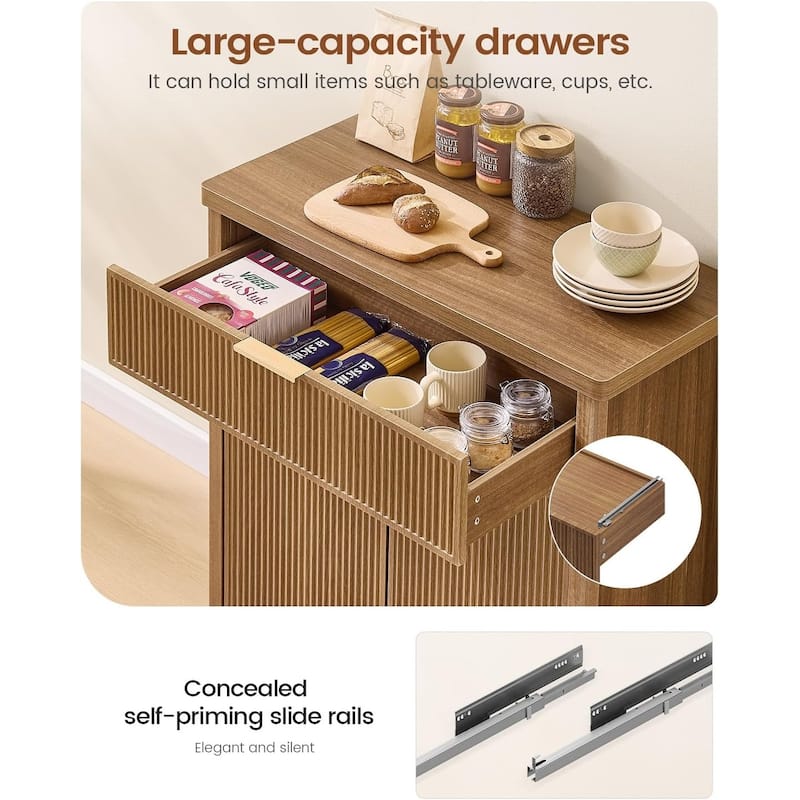 Sideboard Buffet Storage Cabinet,Buffet Table Storage Doors and Drawer