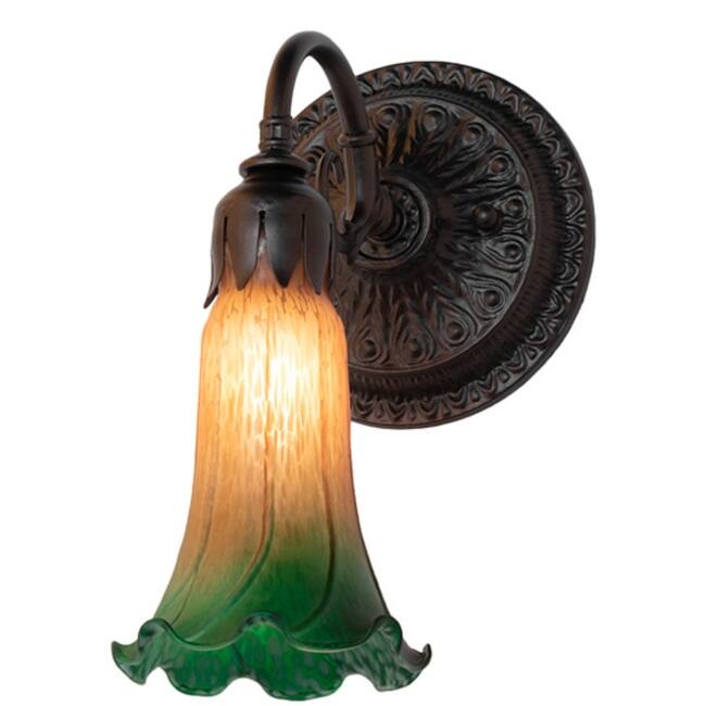 Meyda Tiffany 261095 10" Tall Wall Sconce - Mahogany Bronze