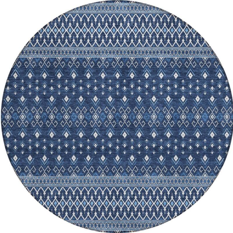 HomeRoots Tribal Transitional Rectangle Outdoor Rug