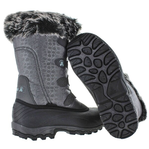 black snow boots for womens waterproof