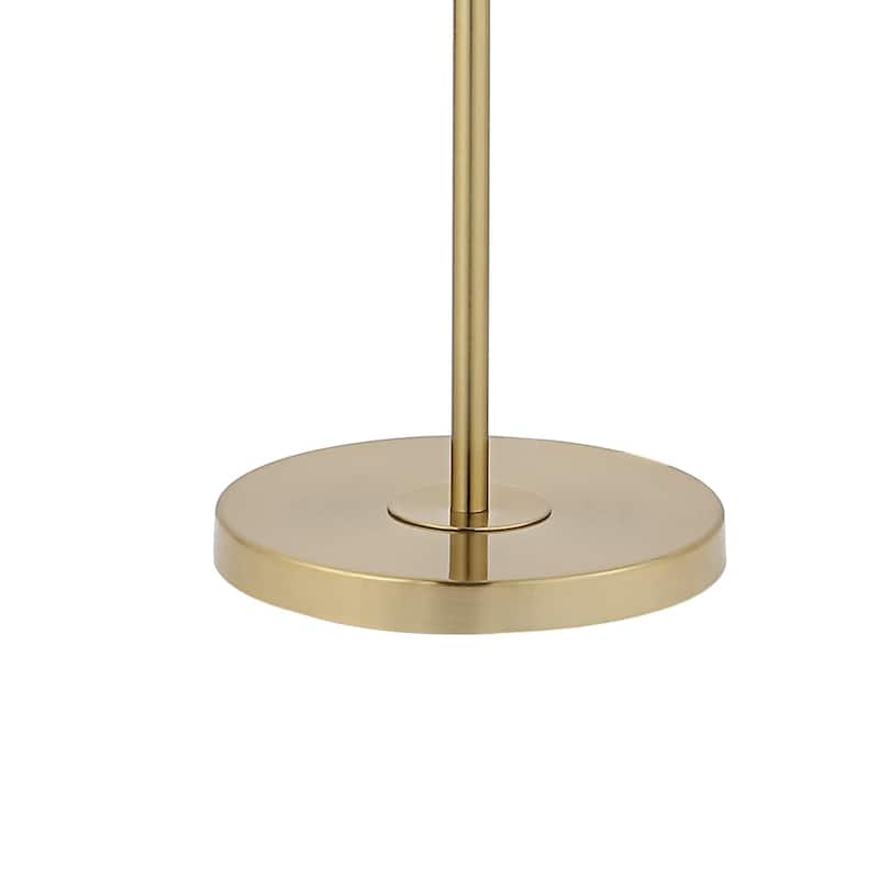 Joanie 58.5" Modern Contemporary Iron LED Floor Lamp, Brass Gold by JONATHAN Y