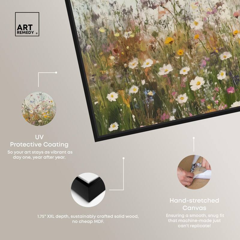 Glimmering Glade Garden III Canvas by Art Remedy
