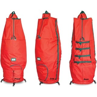 HOLDN’ STORAGE Upright Christmas Tree Storage Bag WITH Rolling Tree ...
