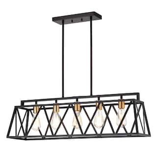 5-light Linear Island Fixture