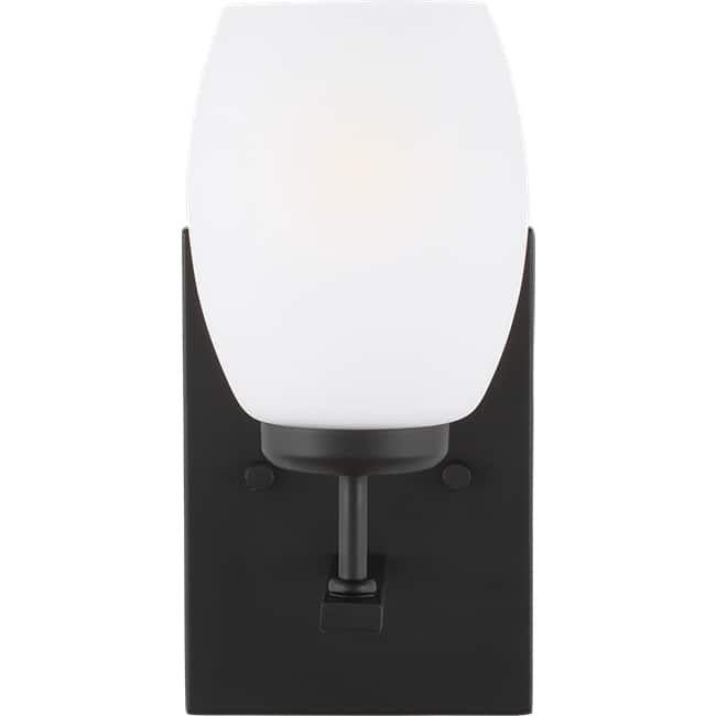 Catlin One Light Wall Bath Sconce - Midnight Black