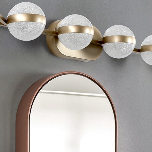 Champagne wall mounted led light fixture cheap