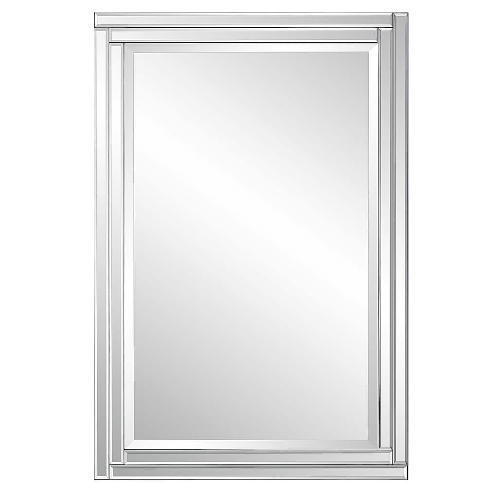 Copper Grove Mirrored Panel Frame Wall Mirror