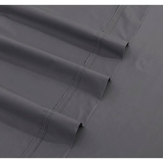 300 TC Cotton Percale Extra Deep Pocket Oversized Bed Sheet Set