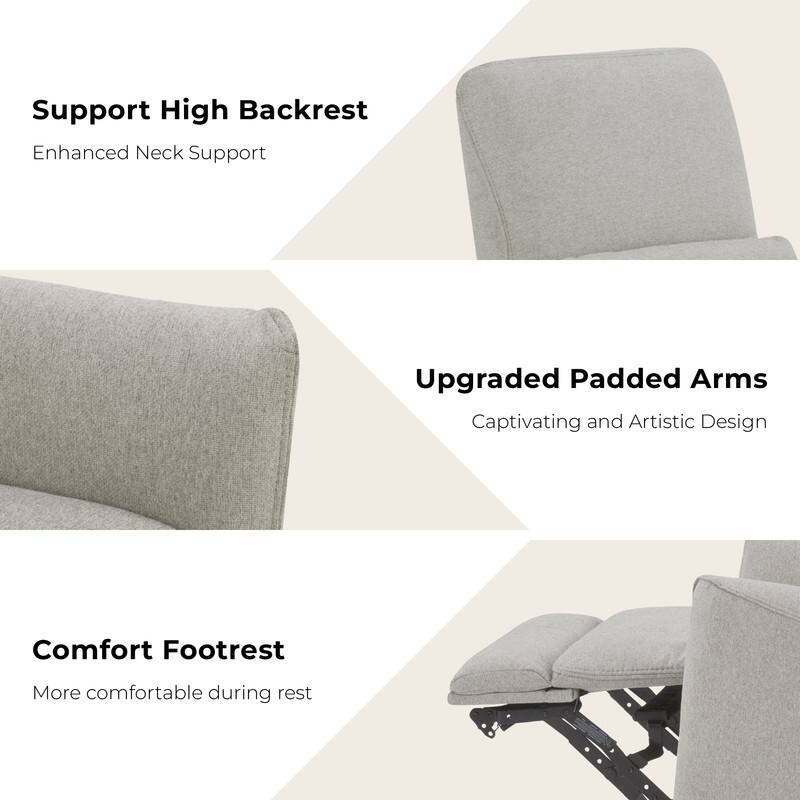 Spruce & Spring Asher Power Swivel Glider Recliner