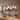 Modern Farmhouse 6-Light Chandelier Mason Jar Textured Glass Linear Kitchen Island Light for Dining Room