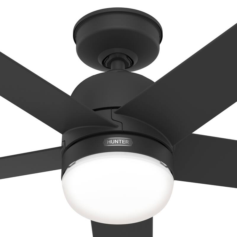 Hunter 52" Lagoon WeatherMax Outdoor Ceiling Fan w/ LED Light, Wall Control - Extreme Weather! Corrosion & Salt-Air Resistant!