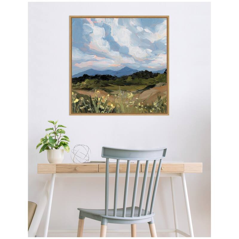 Kate and Laurel Garden of Gods by Emily Kenney Framed Canvas Wall Art Print