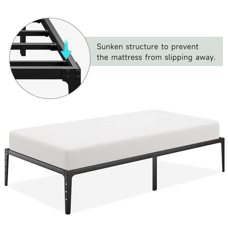 Heavy Duty Metal Platform Bed Frame