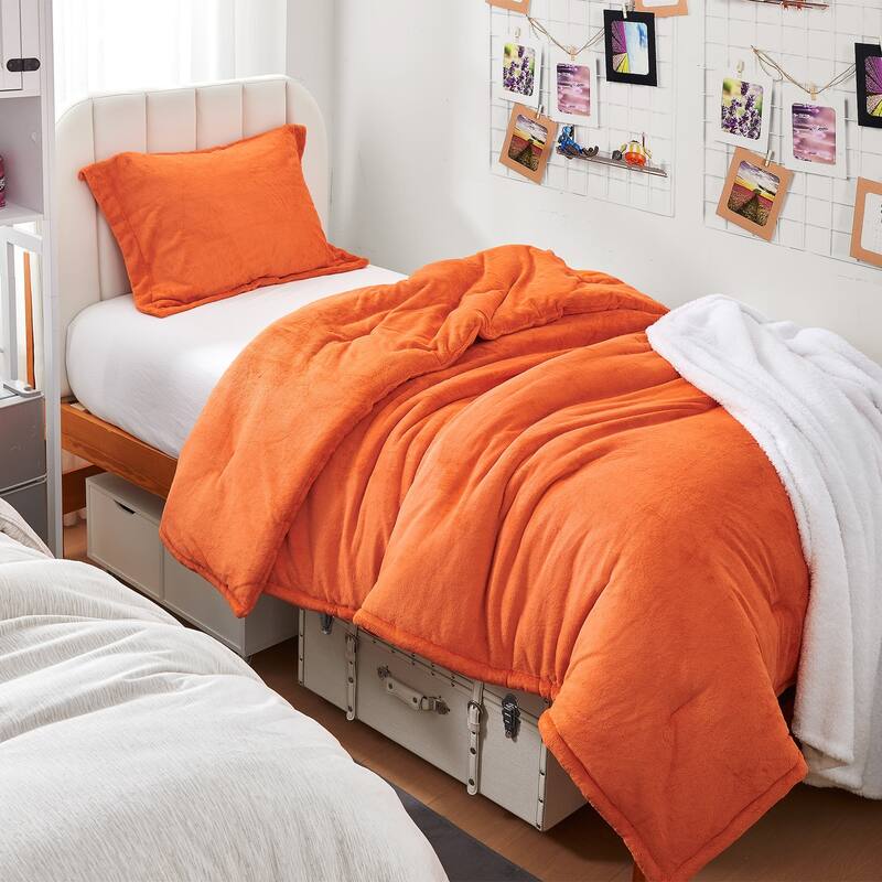 Neon Nights - Coma Inducer® Oversized Comforter Set - Neon Orange