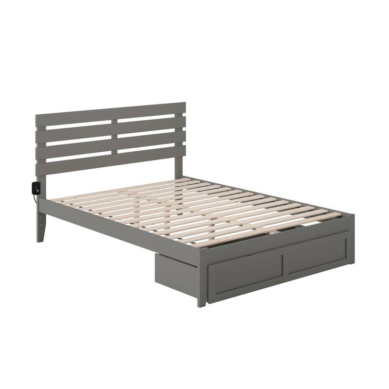 Oxford Platform Bed with Foot Drawer
