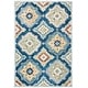 preview thumbnail 11 of 9, SAFAVIEH Handmade Suzani Abeda Floral Trellis Wool Rug