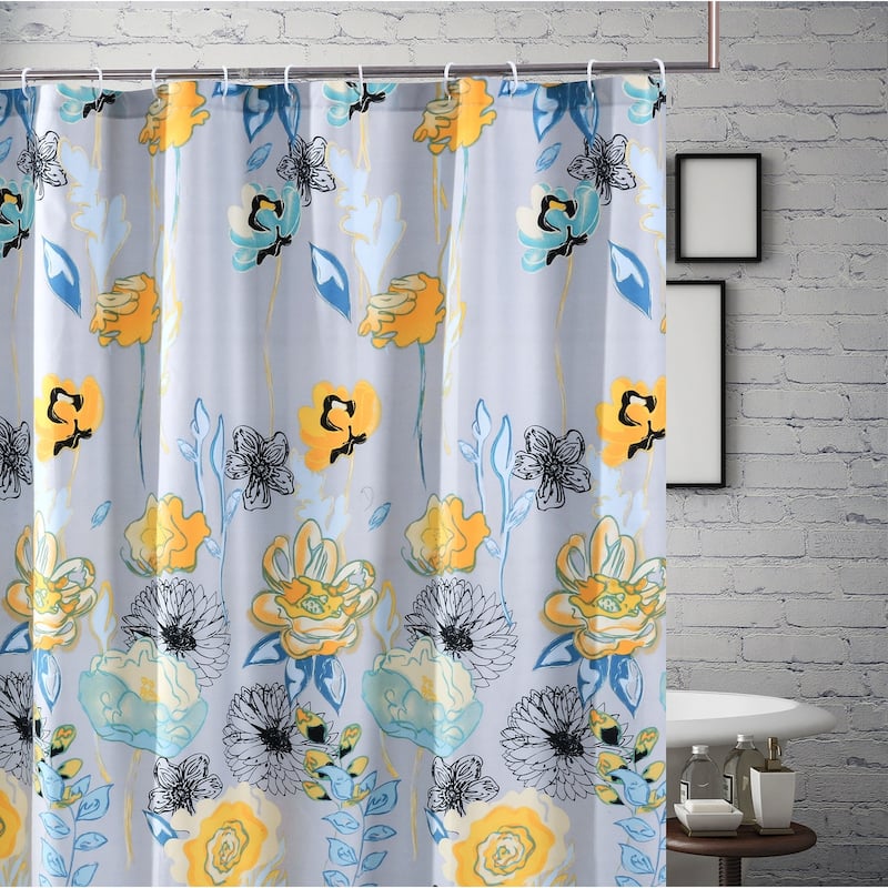 Greenland Home Fashions Watercolor Dream Shower Curtain