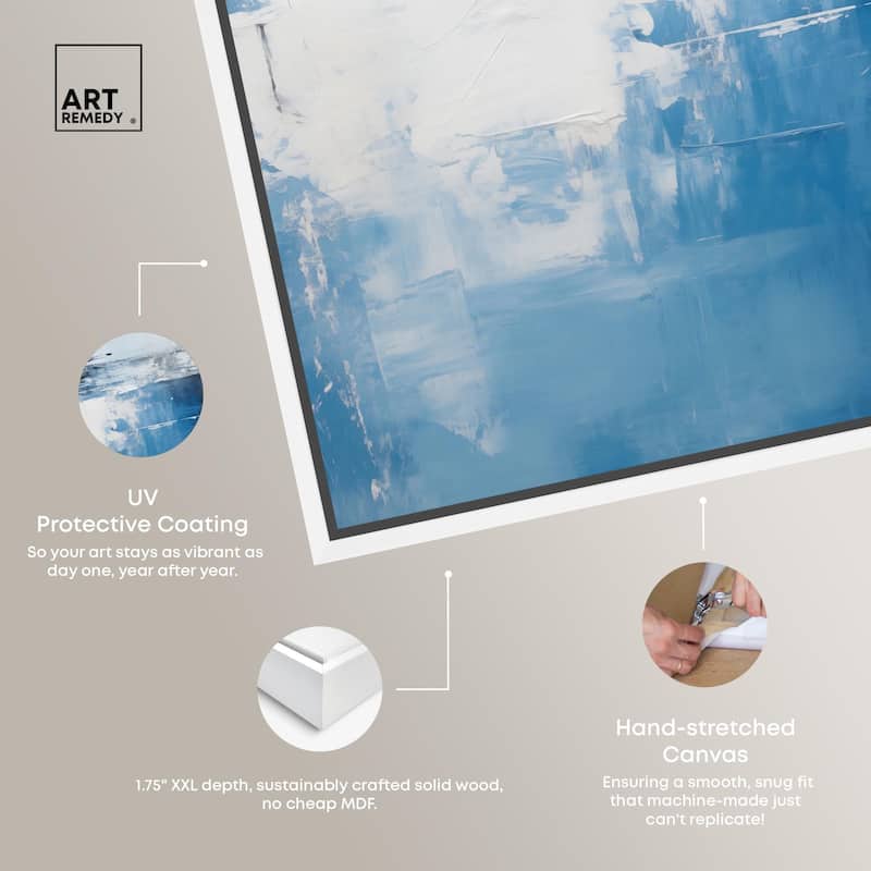 Cool Tones Canvas by Art Remedy