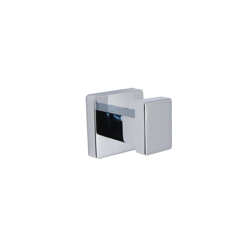 Razo Bathroom Robe & Towel Hook in Polished Chrome Finish - 8'3" x 11'