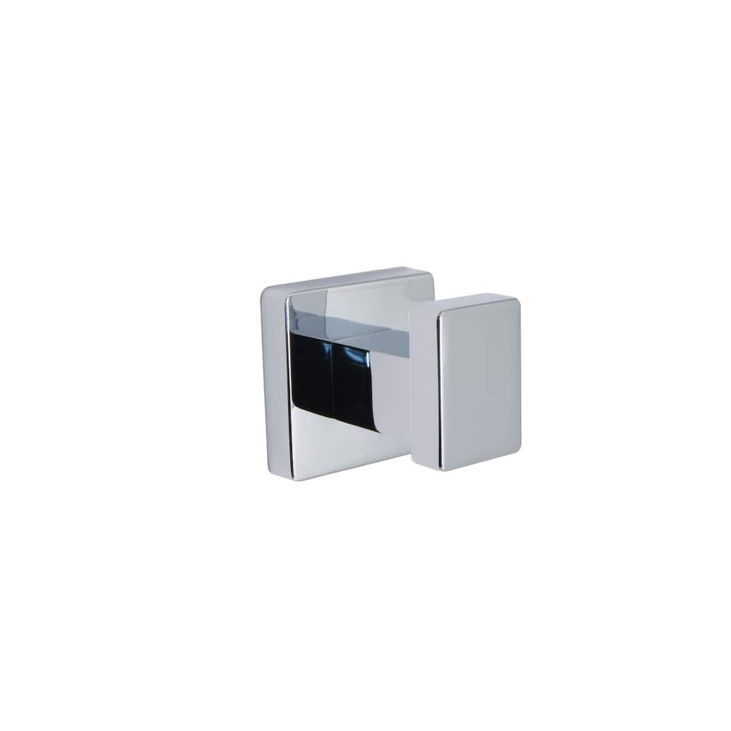 Razo Bathroom Robe & Towel Hook in Polished Chrome Finish - 8'3" x 11'