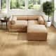Option 2 Seater with Ottoman Camel