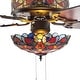 preview thumbnail 6 of 9, Copper Grove Guasipati 52-inch Tiffany-style Magna Carta Ceiling Fan - 52"L x 52"W x 16.5