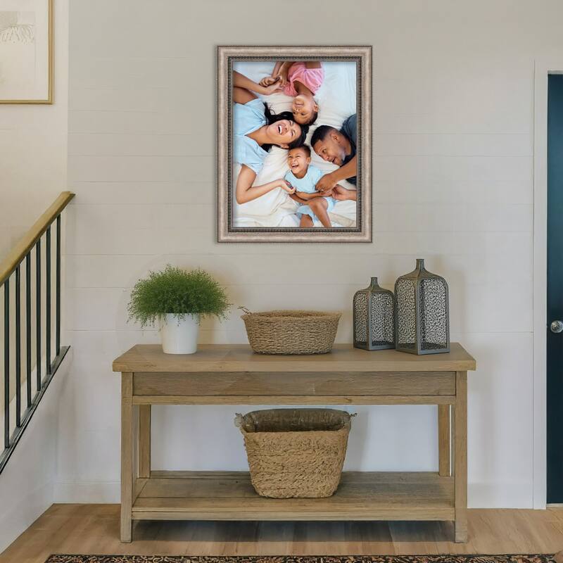 Lyla Ornate Silver Framed Picture Frame, Photo Frame