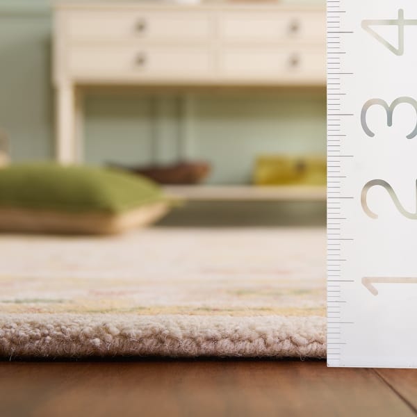 dimension image slide 2 of 8, SAFAVIEH Handmade Antiquity Izora Traditional Oriental Wool Rug