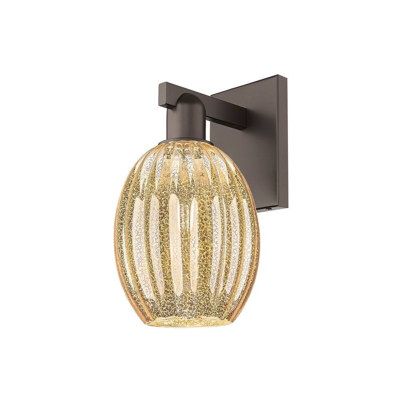 Innovations Lighting 716-1W-13-6 Preston Sconce Preston 13" Tall Wall - Oil Rubbed Bronze / Mercury