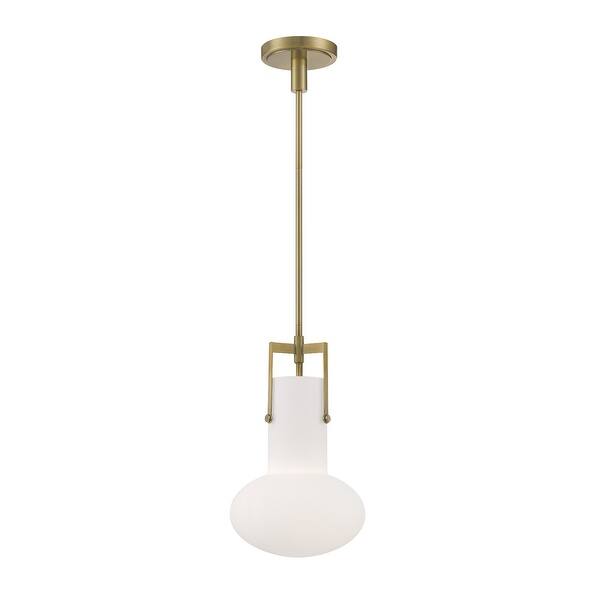 1-Light Angular Arms Hanging Pendant Ceiling Light Fixture - 10 ...