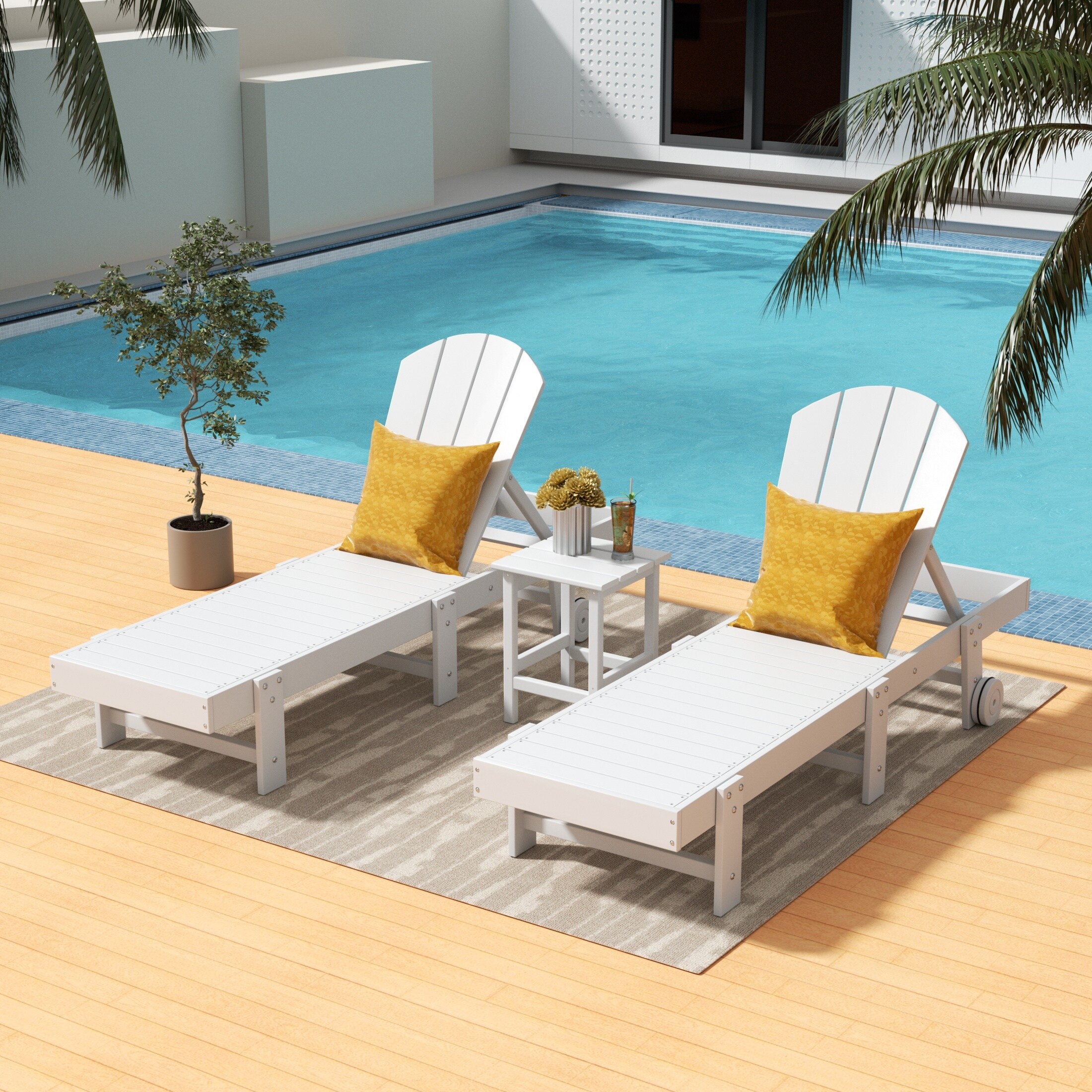 Polywood chaise lounge hotsell chair