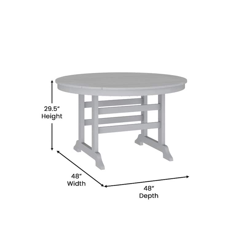 Commercial Grade Indoor-Outdoor Adirondack Style Table