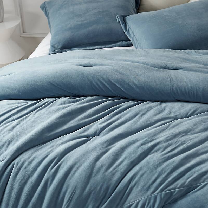 Baby Bird - Coma Inducer® Oversized Comforter Set - Smoke Blue