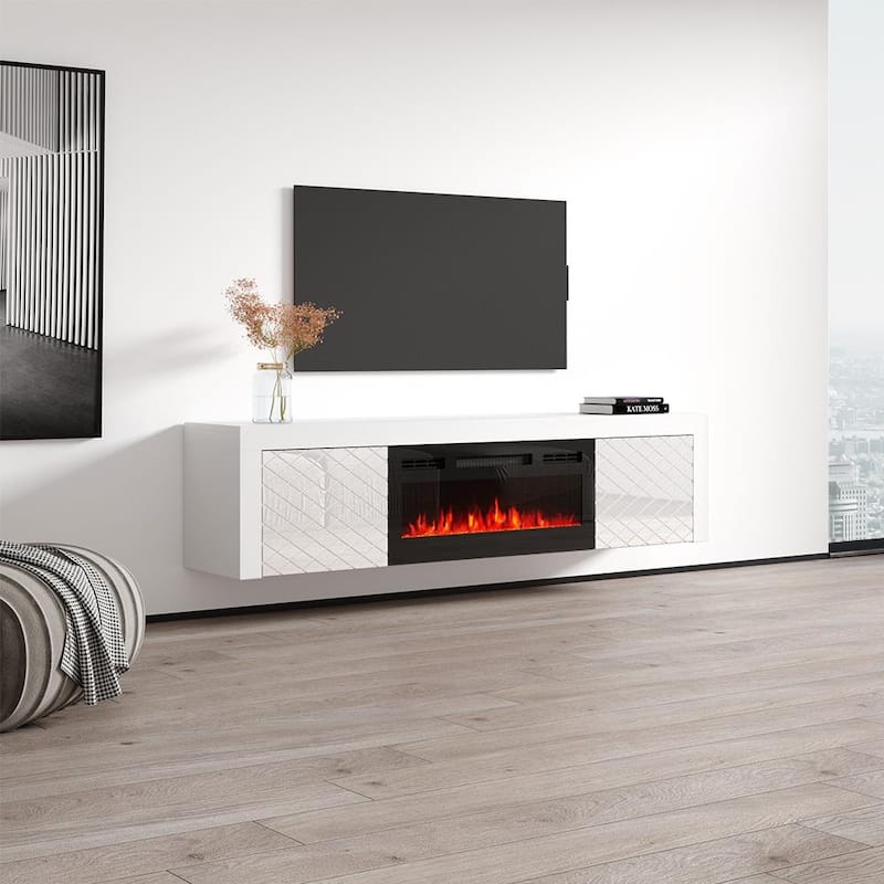 Dia BL-EF Electric Fireplace 71" TV Stand